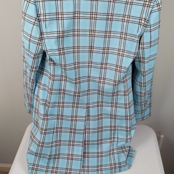 grace dane lewis Women's Size 12 Suit Blazer Jacket Satin Lining Long Split - Picture 6 of 12